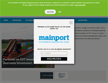 Tablet Screenshot of mainportmagazine.nl